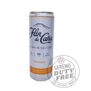 CAJA FLOR DE CAÑA PREMIUM SELTZER NARANJA 355 ML